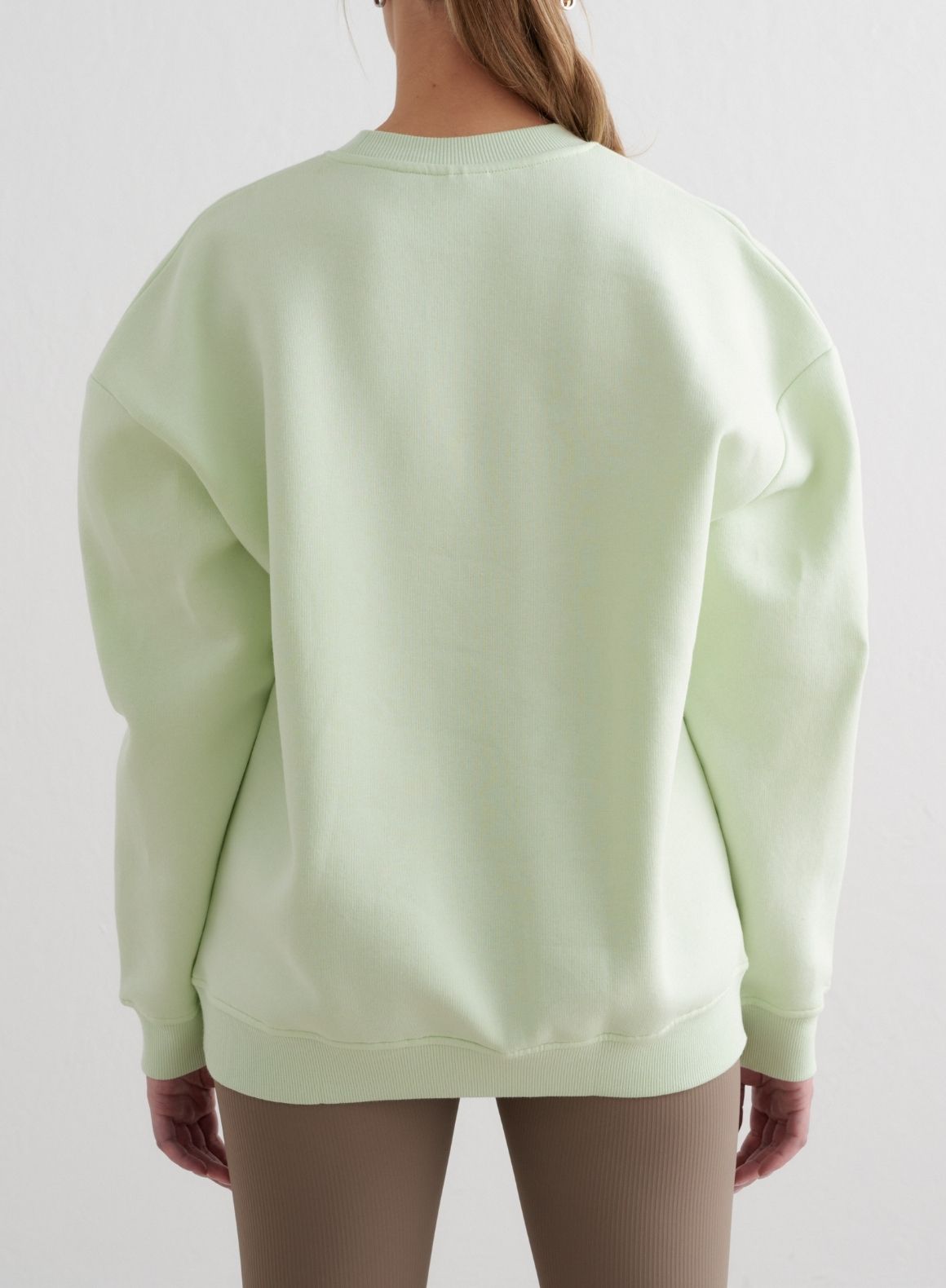 Spearmint Apparel Women's Soft Cotton Pullover Sweatshirt | Casual Loungewear & Streetwear Fashion | Perfect for Relaxing at Home or Weekend Outings