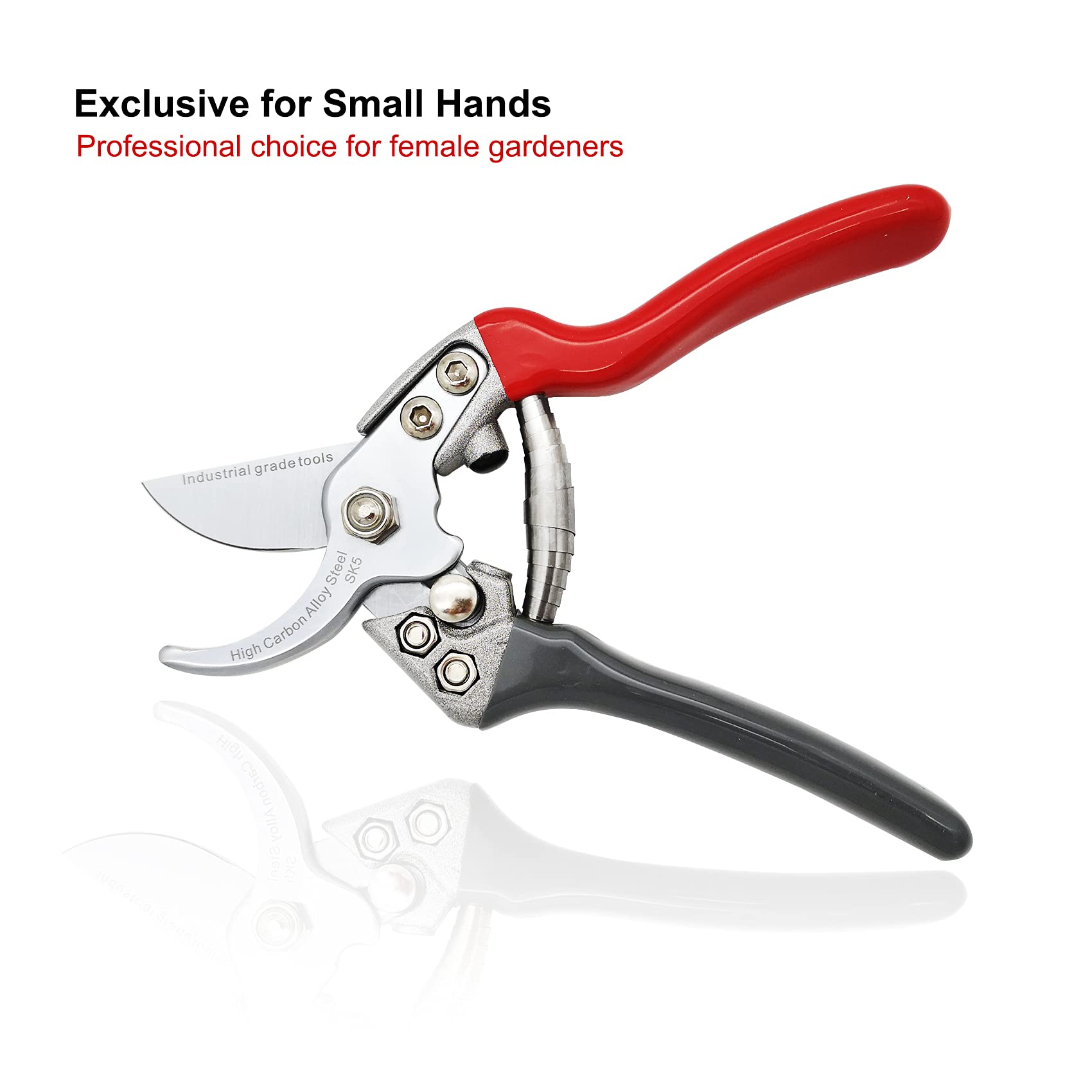 TONMA Professional 7.5 Inch Garden Pruning Shears - Japanese Made Premium Bypass Pruners with Ergonomic Handle for Plants, Flowers & Branches - Ideal for Gardening, Landscaping & Horticulture Work