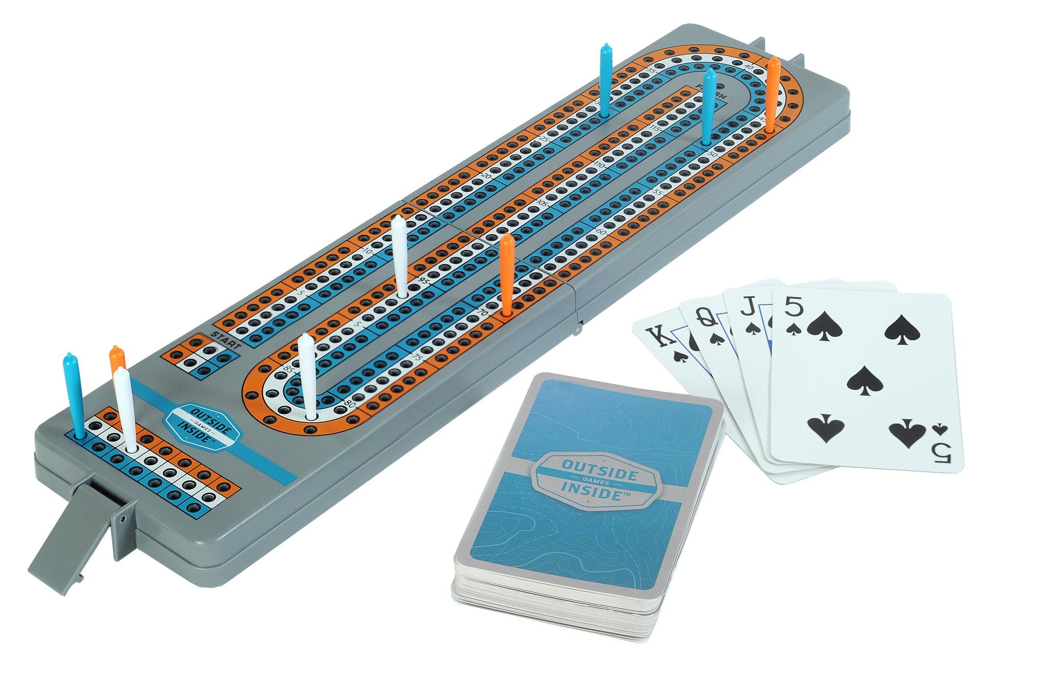Portable Backpack Cribbage Board Game Set - Travel Friendly Wooden Cribbage for Camping, Hiking & Outdoor Adventures