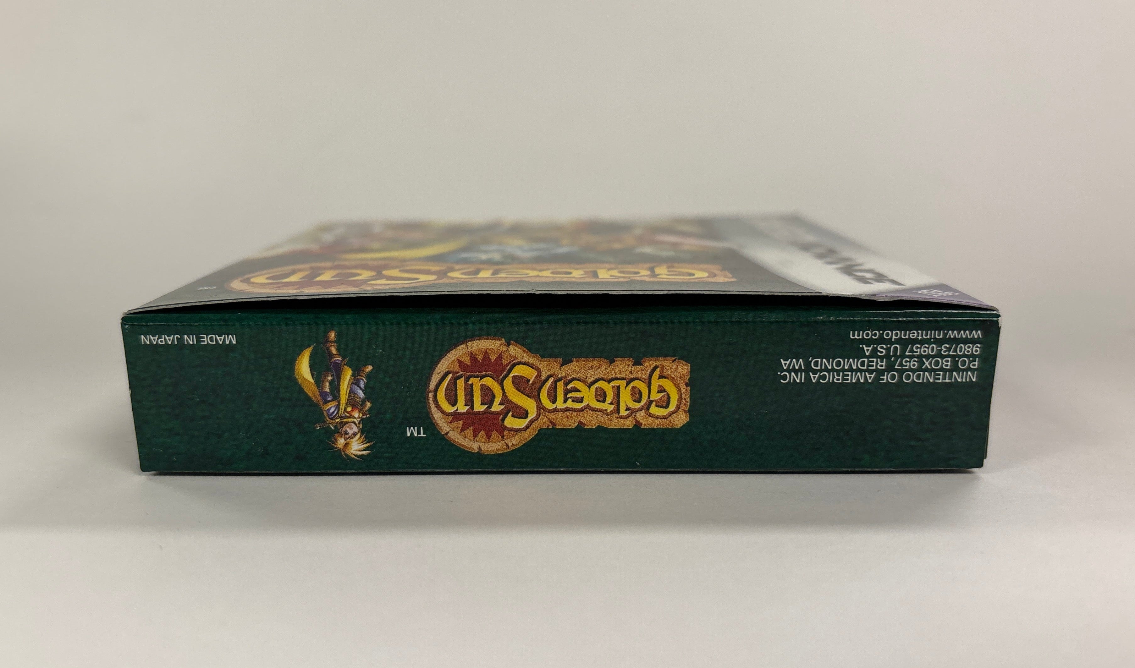 Golden Sun Game Boy Advance Box & Manuals Only (No Game Included) - Perfect for Collectors & Display Cases | Retro Gaming Memorabilia