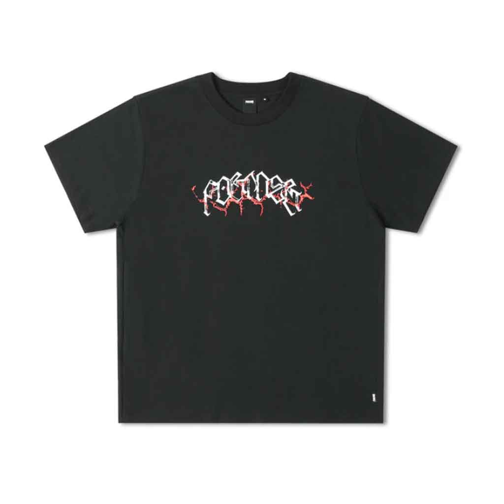 Former Fracture Short Sleeve T-Shirt for Men - Black | Stylish Casual Wear for Everyday Outfits & Street Fashion