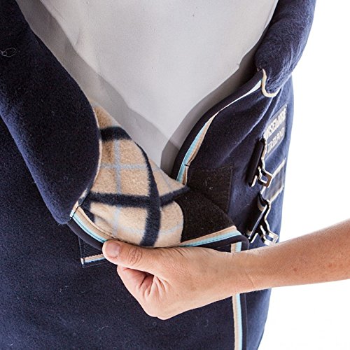 Horseware Rambo Cozy Fleece Cooler 75 - Breathable Horse Cooling Blanket for Show & Training | All-Weather Stable Rug for Warmth & Comfort