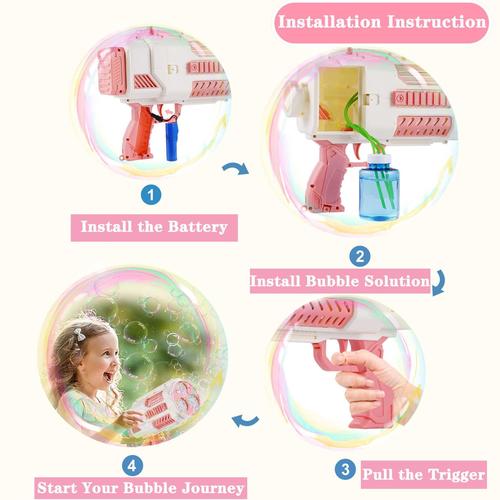 Bubble Party Custom Bundle - Fun Bubble Machine & Solution Kit for Kids, Birthday Parties, Weddings & Outdoor Events | Perfect for Backyard Celebrations & Family Gatherings