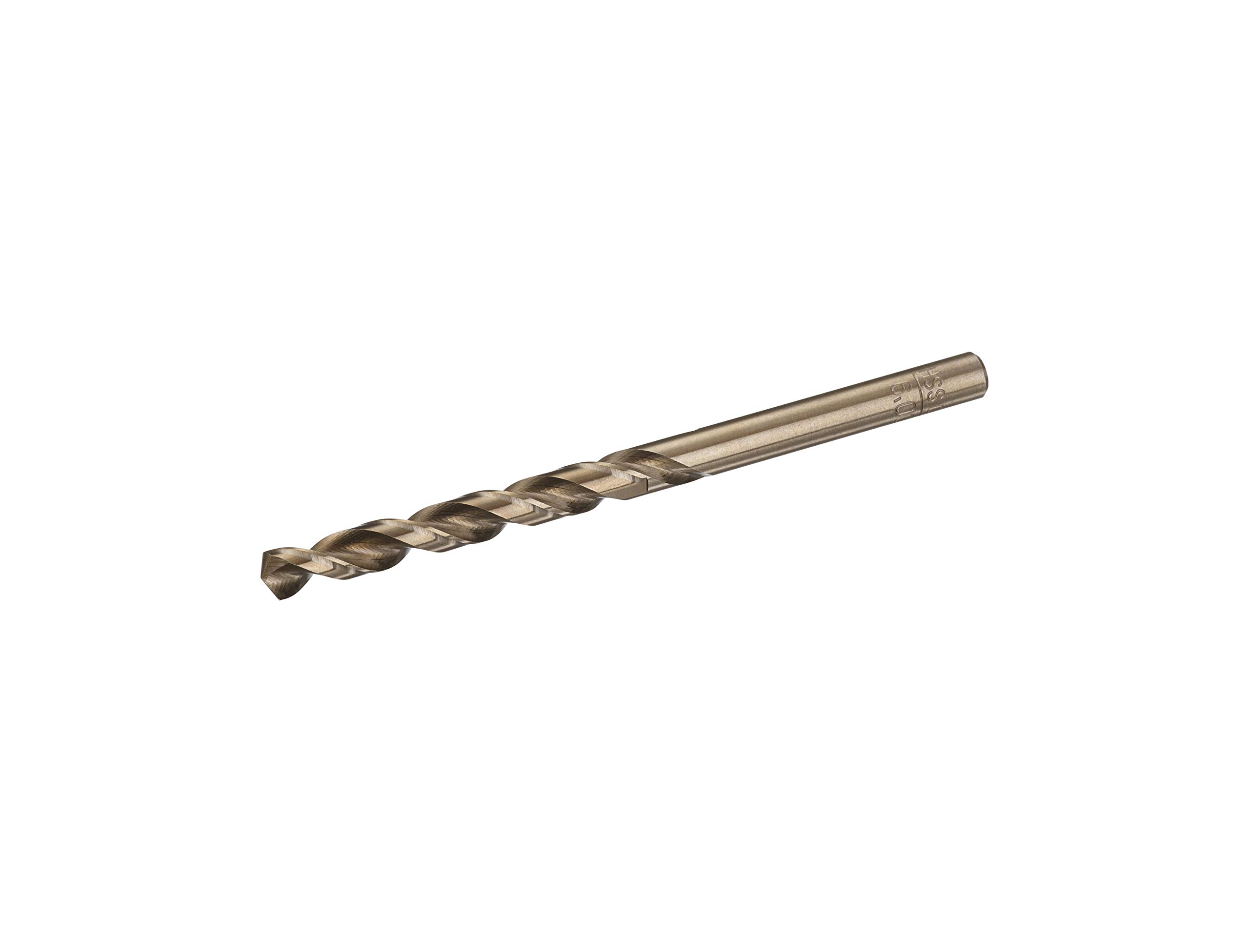 Stanley STA50112-QZ Cobalt Alloy High-Speed Steel (HSS-E) Drill Bit Set - Metal Drilling Bits with Cylindrical Shank for Professional & DIY Projects - Perfect for Metalworking, Woodworking, and Home Repairs