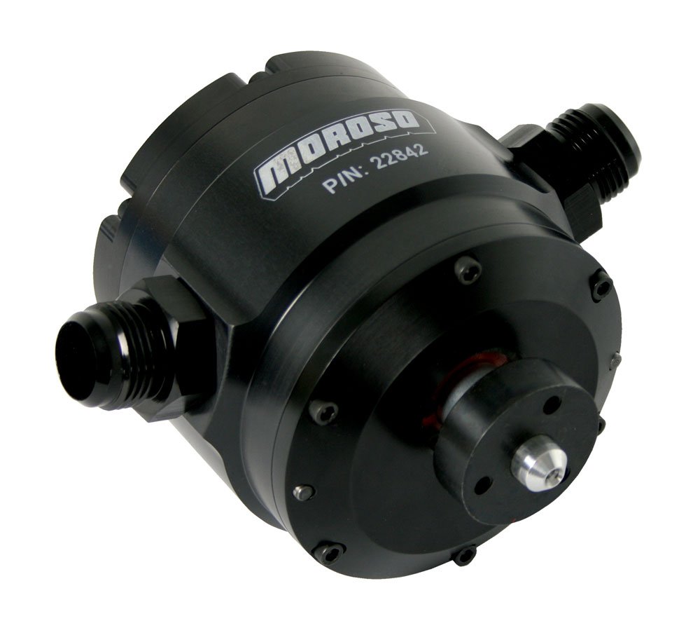 Moroso 22842 4 Vane Enhanced Vacuum Pump - High Performance for HVAC, Automotive & Industrial Applications | Durable & Efficient Vacuum System