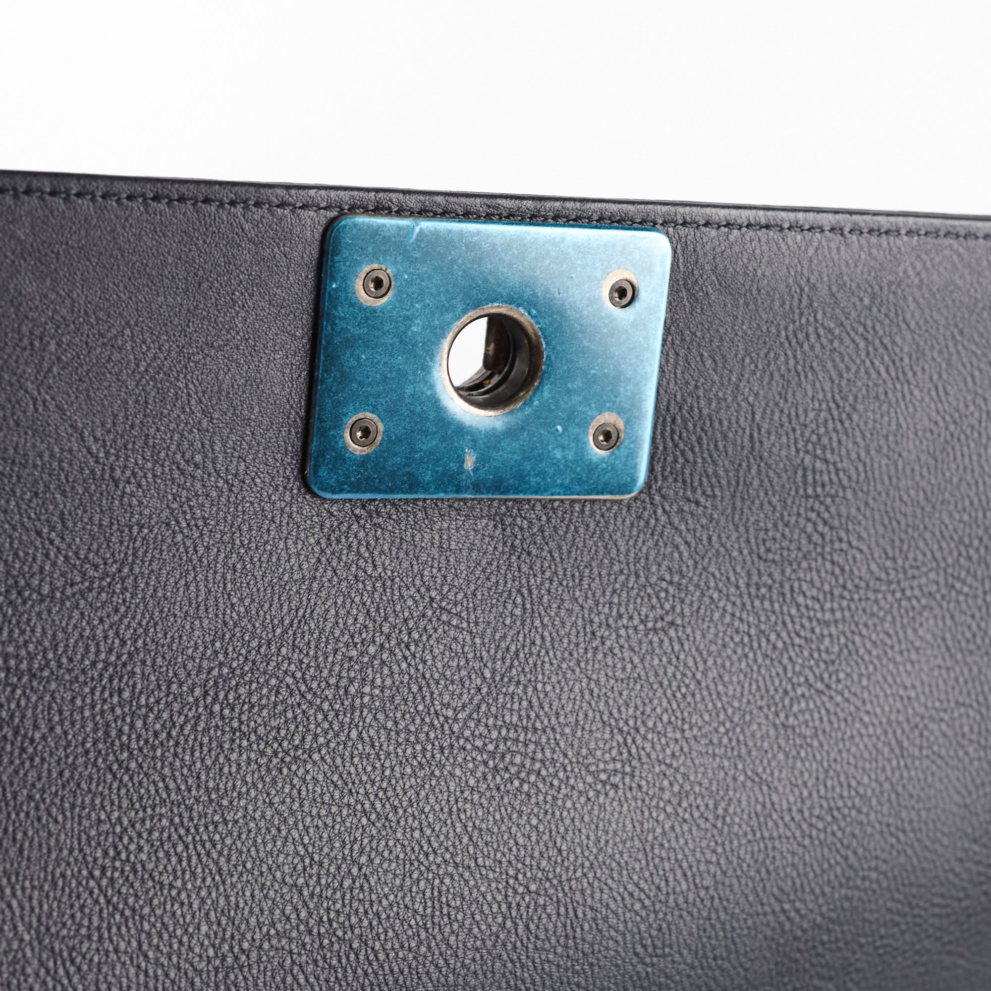 Chanel Boy 2-Way Chain Tote Bag in Navy Blue - Luxury Designer Handbag for Women, Perfect for Work, Travel & Evening Events