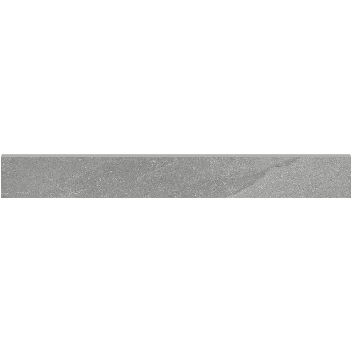 3-Pack 24-Inch Nord Palladium Matte Porcelain Bullnose Tile - Perfect for Kitchen Backsplash, Bathroom Walls & Shower Surrounds