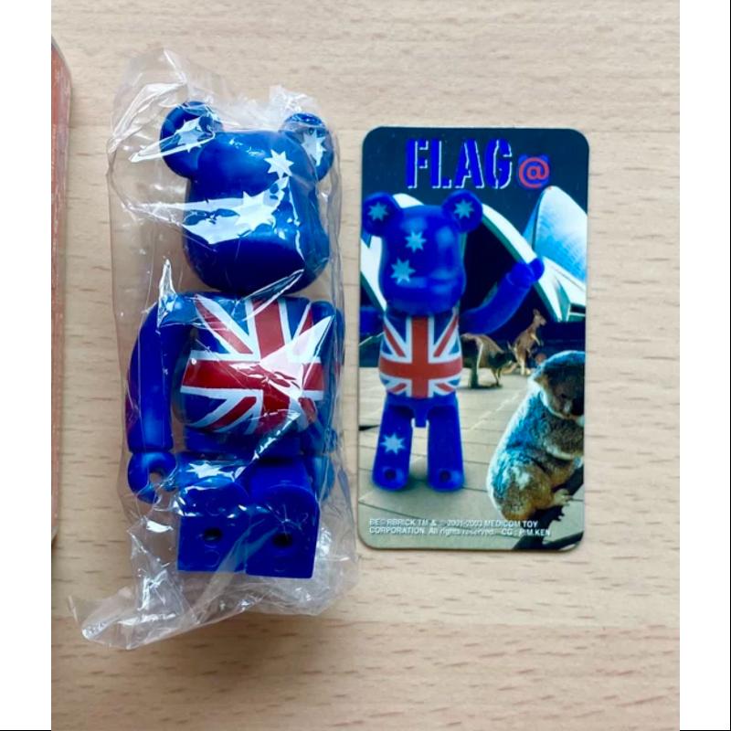 Bearbrick Series 7 FLAG Australia 100% Collectible Vinyl Art Toy - Limited Edition Designer Figure for Display & Investment | Perfect for Home Decor, Office Collection, and Anime Fans Gift