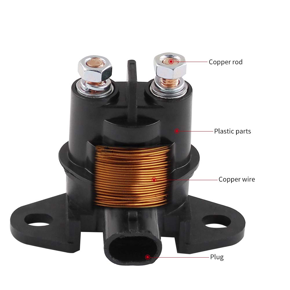 OuYi Starter Solenoid Relay Replacement for SeaDoo 3D GS GSI GSX GTI GTS GTX - Compatible with OEM 278000513, 278001802, 278001766 - Perfect for Jet Ski Engine Repair & Maintenance