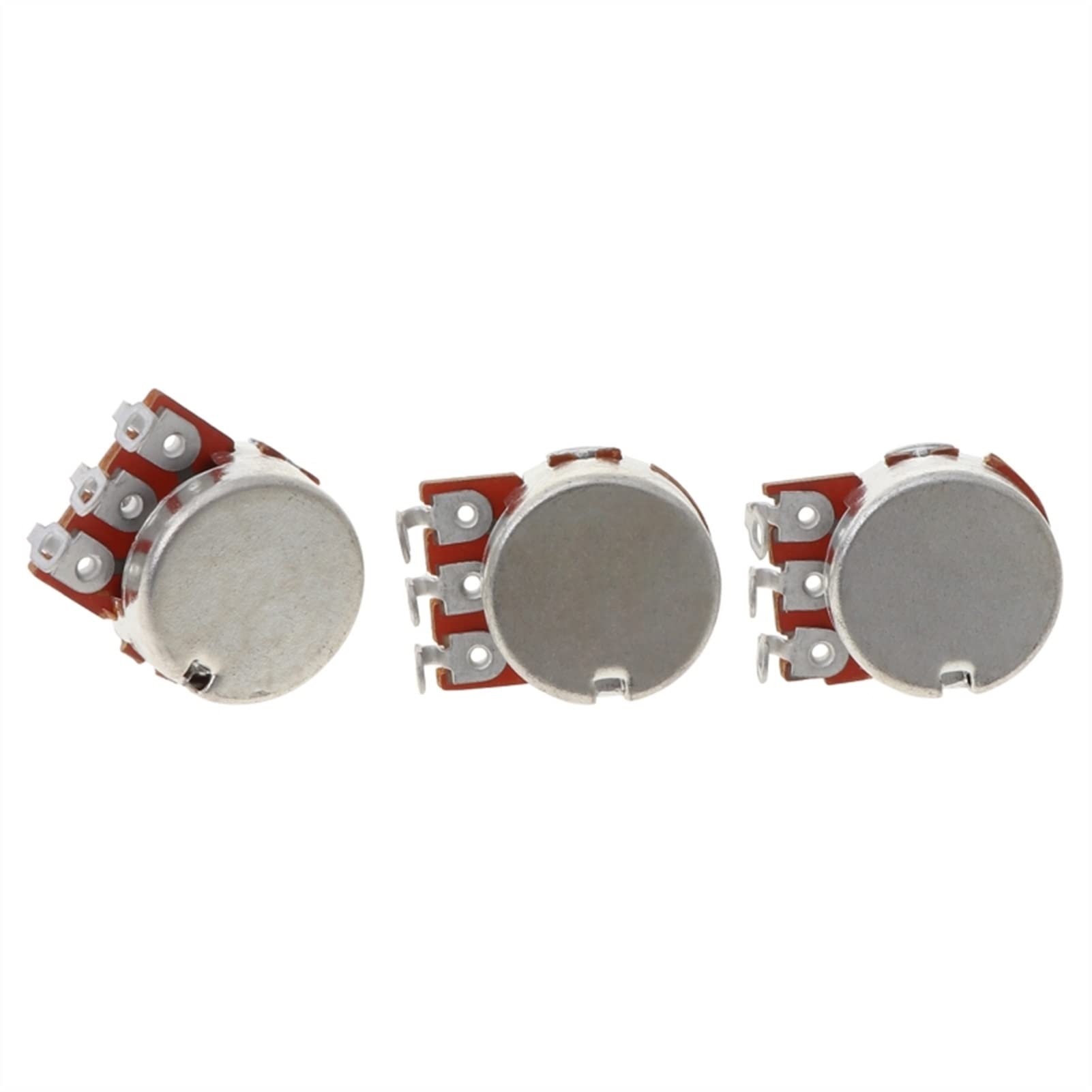 3 Pcs B250K Split Shaft Guitar Potentiometer - Audio Tone Control Knob for Electric Guitar, Bass & DIY Projects - Perfect for Volume/Tone Adjustment & Sound Customization