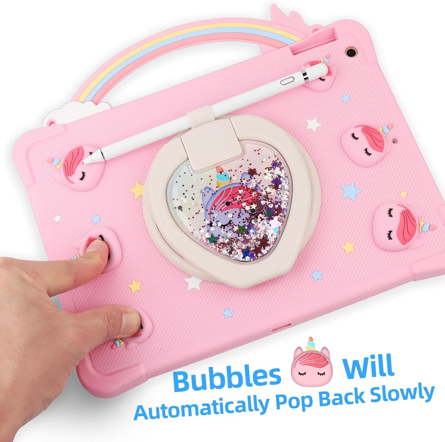 Rainbow Unicorn iPad Air Case for 10.9