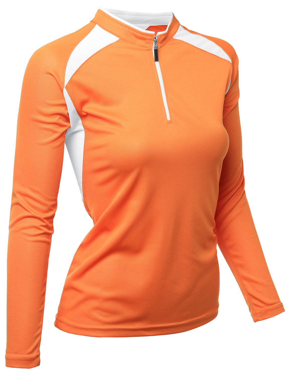 Coolon Women's 2-Tone Long Sleeve T-Shirts - Comfortable Cotton Blend Top for Casual Wear, Work & Everyday Outfits