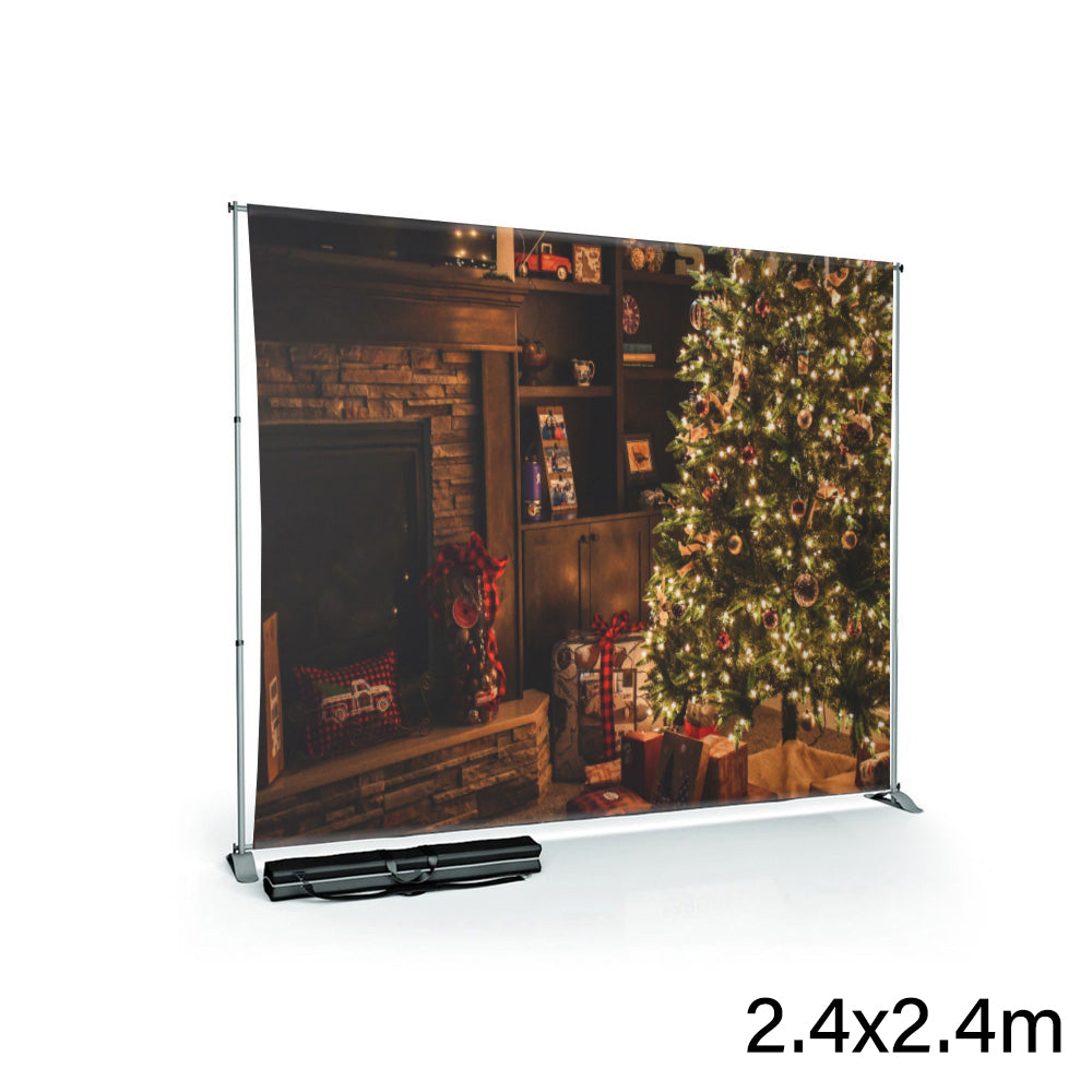 Customizable Printed Backdrop with Stand Kit - Durable Photo Booth Background for Parties, Events & Weddings - Personalize Your Decor (Special Order)