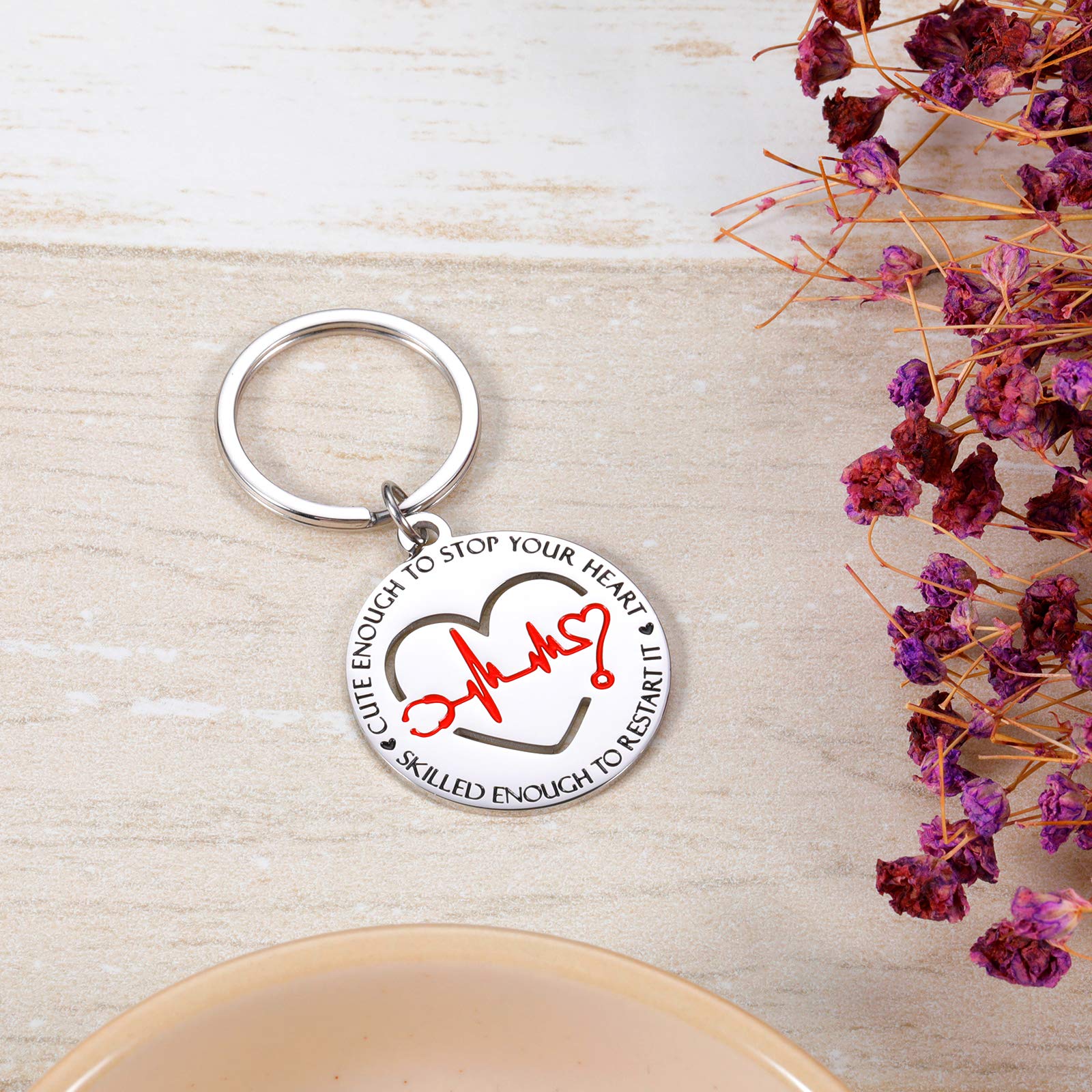 Nurse Appreciation Gifts for Women & Men - Engraved RN LPN Keychain for Graduation, Birthday & National Nurses Day - Perfect Medical Student & Coworker Gift for Hospitals, Clinics & Healthcare Professionals