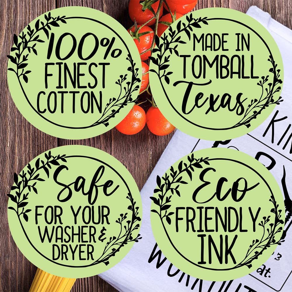 Funny Kitchen Tea Towels with Sayings - Decorative Dish Towels for Cooking & Cleaning - Cute Housewarming Gifts for Women - Multi-Use Kitchen Towels for Baking, Dish Drying & Home Decor