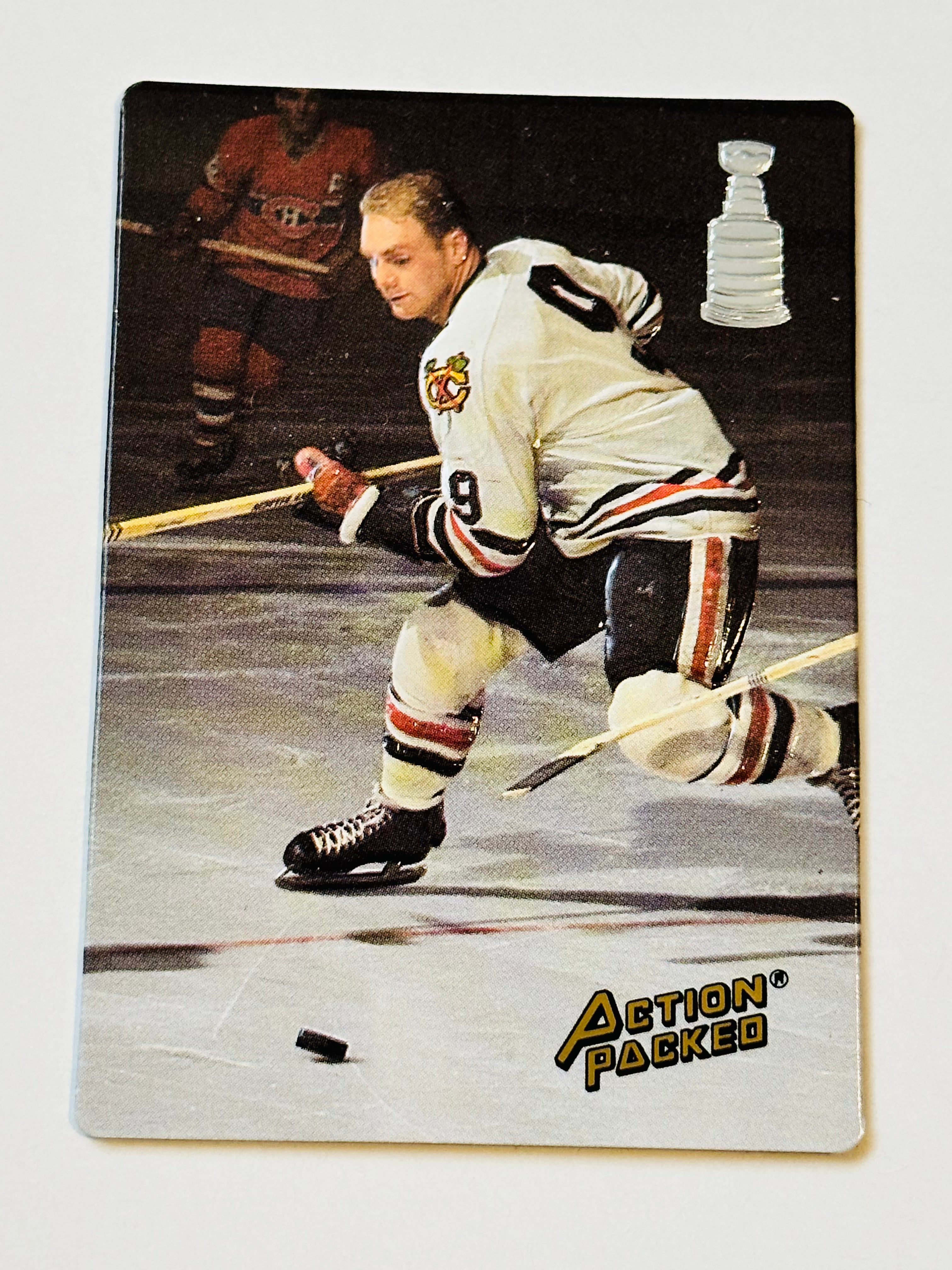 1993 Bobby Hull Rare Promo Hockey Card - Action Packed Collectible - Perfect for Sports Memorabilia Fans & NHL Collectors