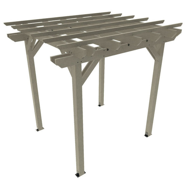 Sequoia Professional 8x8 Commercial Grade Ridgecrest Pergola - Durable Outdoor Shade Structure for Patio, Garden & Backyard Relaxation
