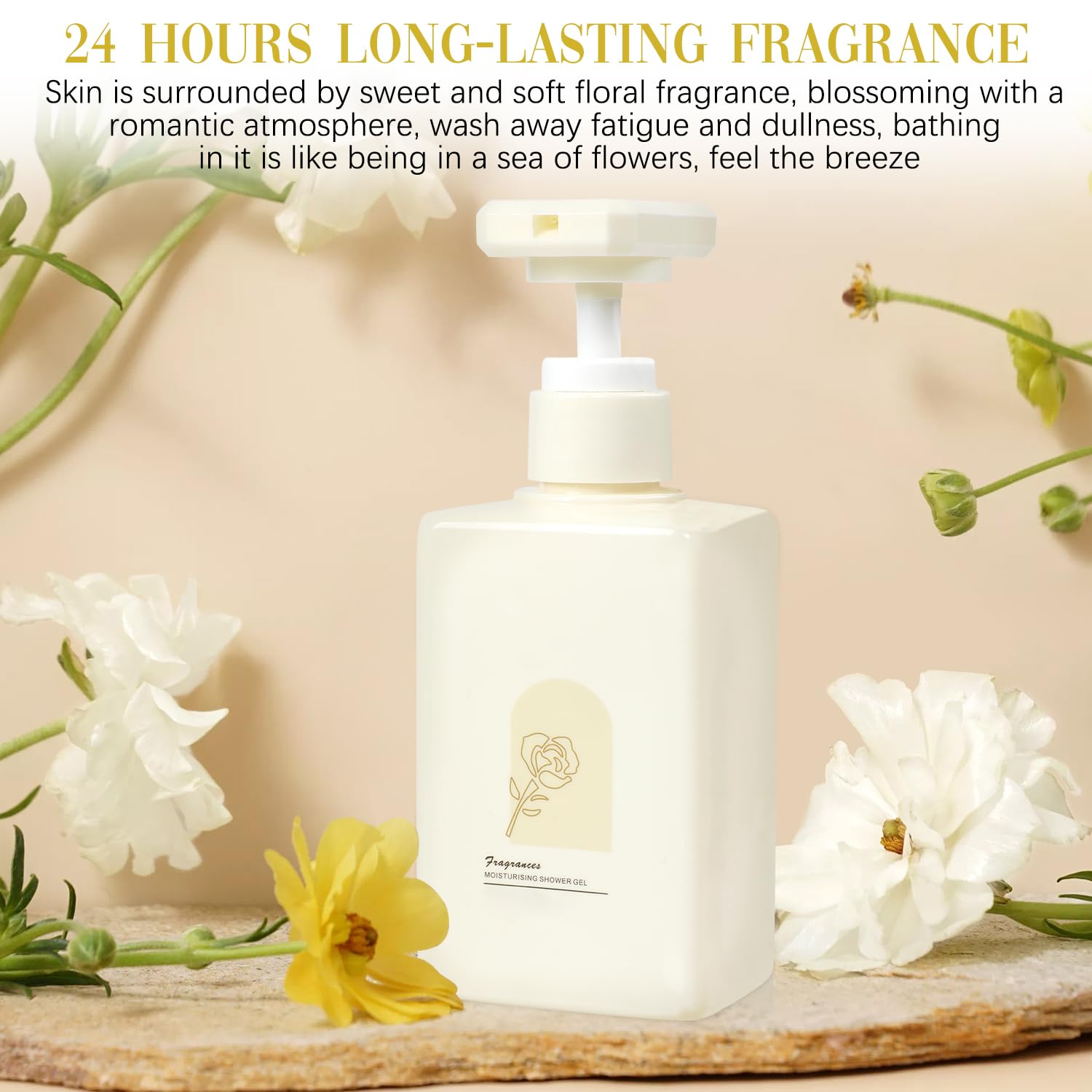 SanyeQueen Korean Perfumed Moisturizing Body Wash & Shower Gel - Hydrating & Fragrant Cleanser for Dry Skin (300ml) | Perfect for Daily Shower & Spa Relaxation
