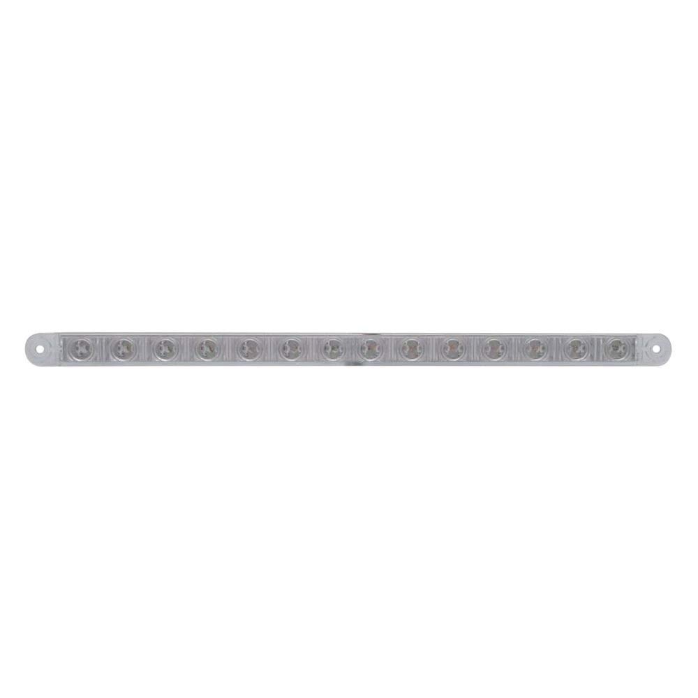 United Pacific 33702 - Stainless Steel Front Air Cleaner Light Bar with Bracket for Peterbilt Trucks - Reflector, Clearance & Marker Lights - Heavy Duty Truck Accessories for Improved Night Visibility & Safety