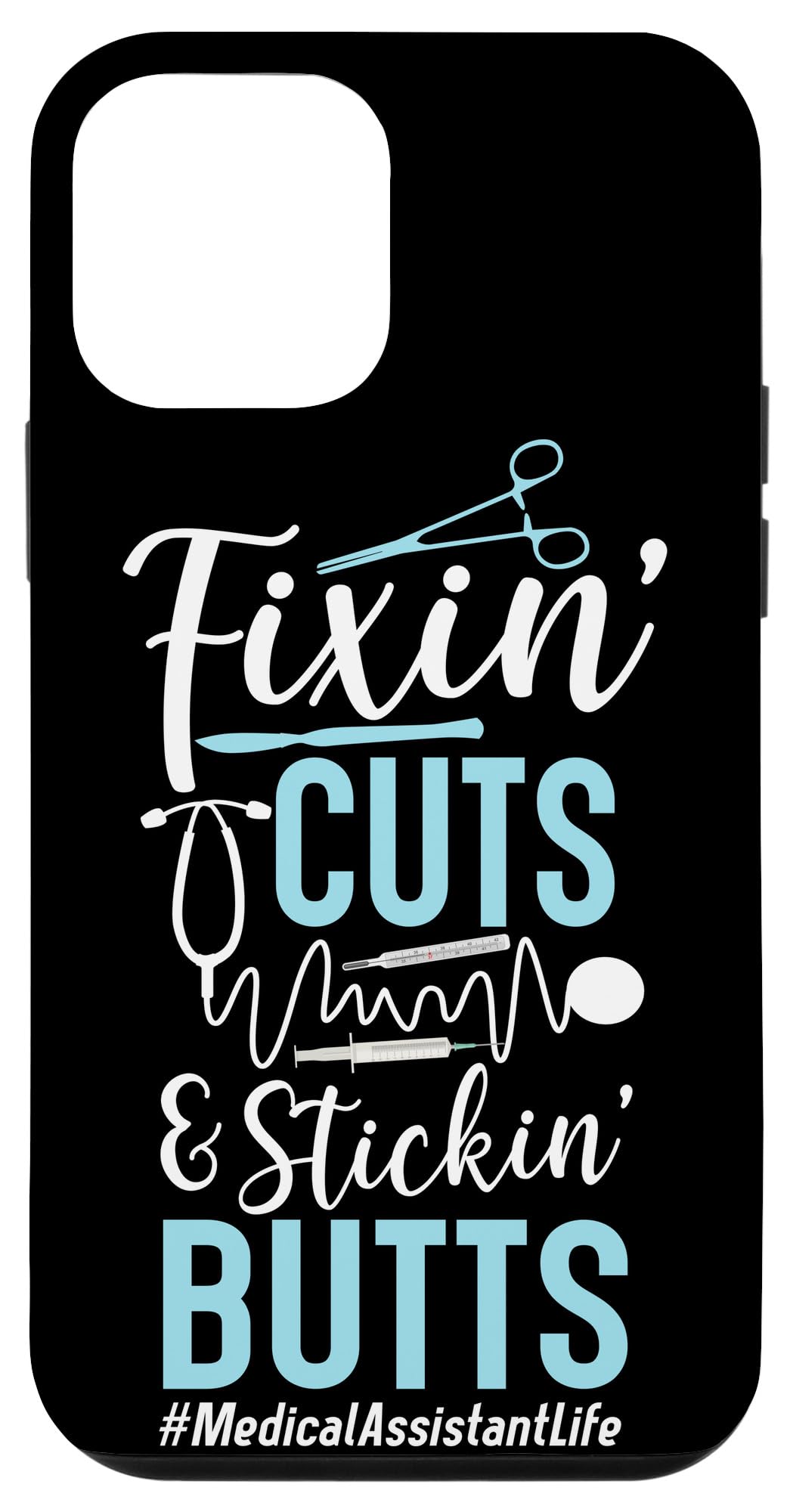 Certified Medical Assistant (CMA) Case for iPhone 12 Mini - Slim Protective Phone Cover with Secure Grip - Perfect for Healthcare Professionals & Students in Hospitals, Clinics & Classrooms