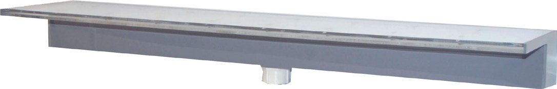 36 Inch Clear Falls Waterfall Feature - No LED - Perfect for Indoor & Outdoor Decoration, Zen Gardens, and Relaxation Spaces