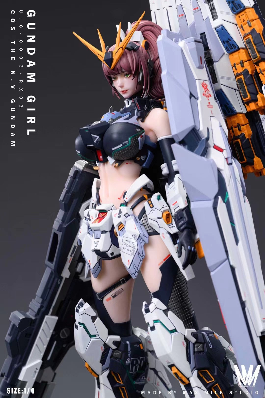 MMS Studio Cosplay The N.V. Gundam Girl Model Kit - Anime Mecha Figure for Collectors & Gundam Fans | Perfect for Display, Cosplay & Anime Conventions