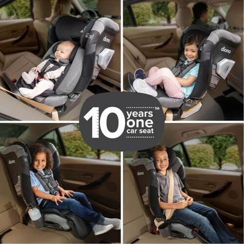 Diono Radian 3QXT+ All-in-One Convertible Car Seat for Infants to Toddlers - Safe & Comfortable 3-in-1 Design for Rear-Facing, Forward-Facing & Booster Mode - Perfect for Travel, Daily Commute & Family Road Trips