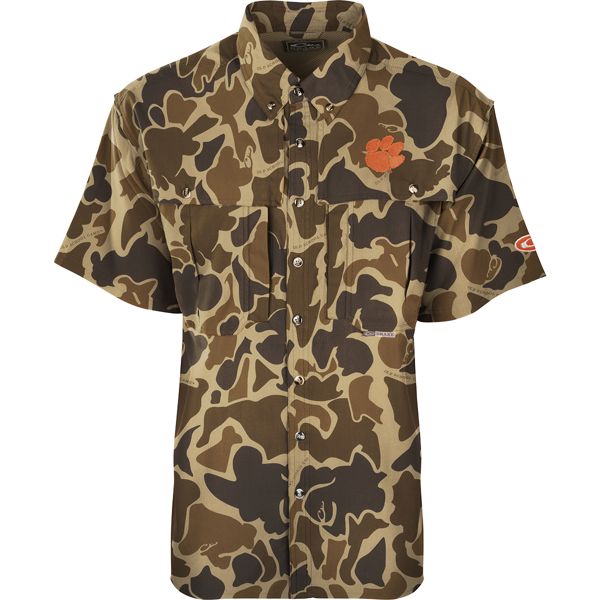 Clemson Flyweight Wingshooter Short Sleeve Shirt - Lightweight Hunting & Outdoor Apparel for Men - Perfect for Summer Hunting, Fishing, and Outdoor Adventures