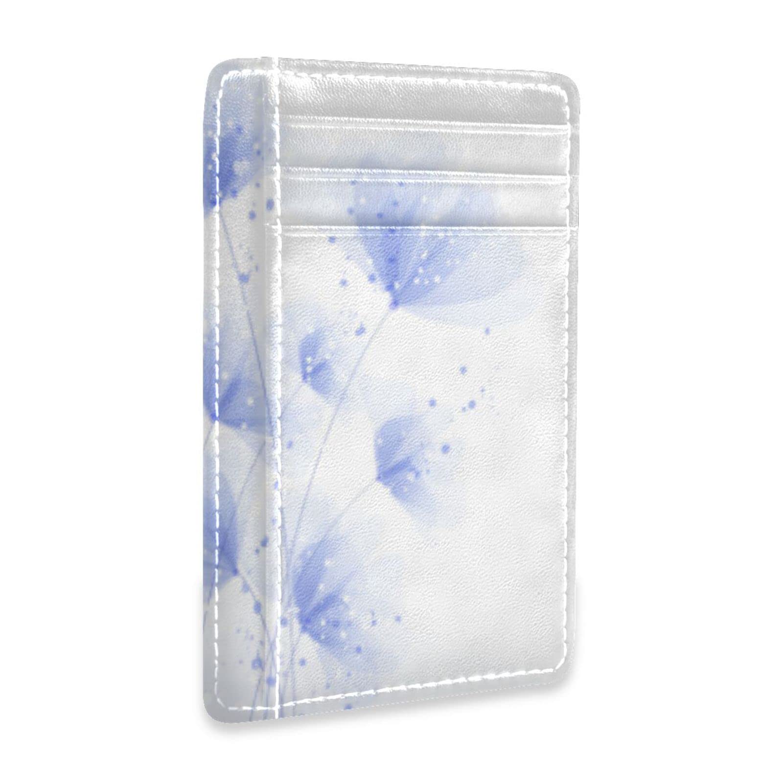 Slim RFID Blocking Wallet - Floral Credit Card Holder for Women | Travel & Daily Use