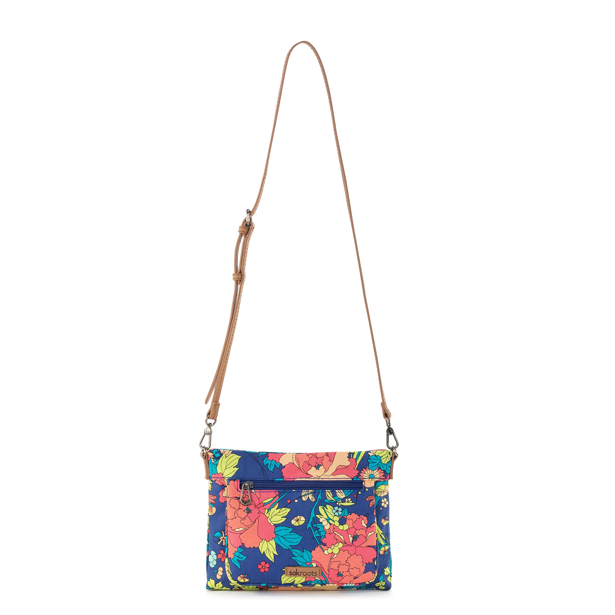 Sakroots Camden Small Crossbody Bag - Cotton Uncoated Canvas Purse for Women - Lightweight & Durable - Perfect for Travel, Shopping & Everyday Use
