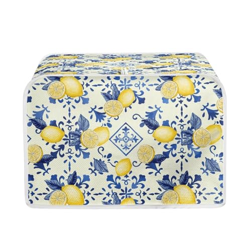 Lemon Print Blue
