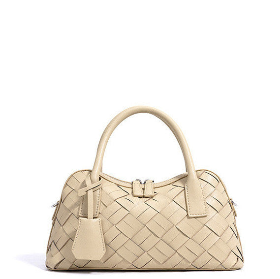 Stylish Woven Convertible Leather Bag for Women - Versatile Crossbody, Shoulder & Handbag - Perfect for Work, Travel & Everyday Use