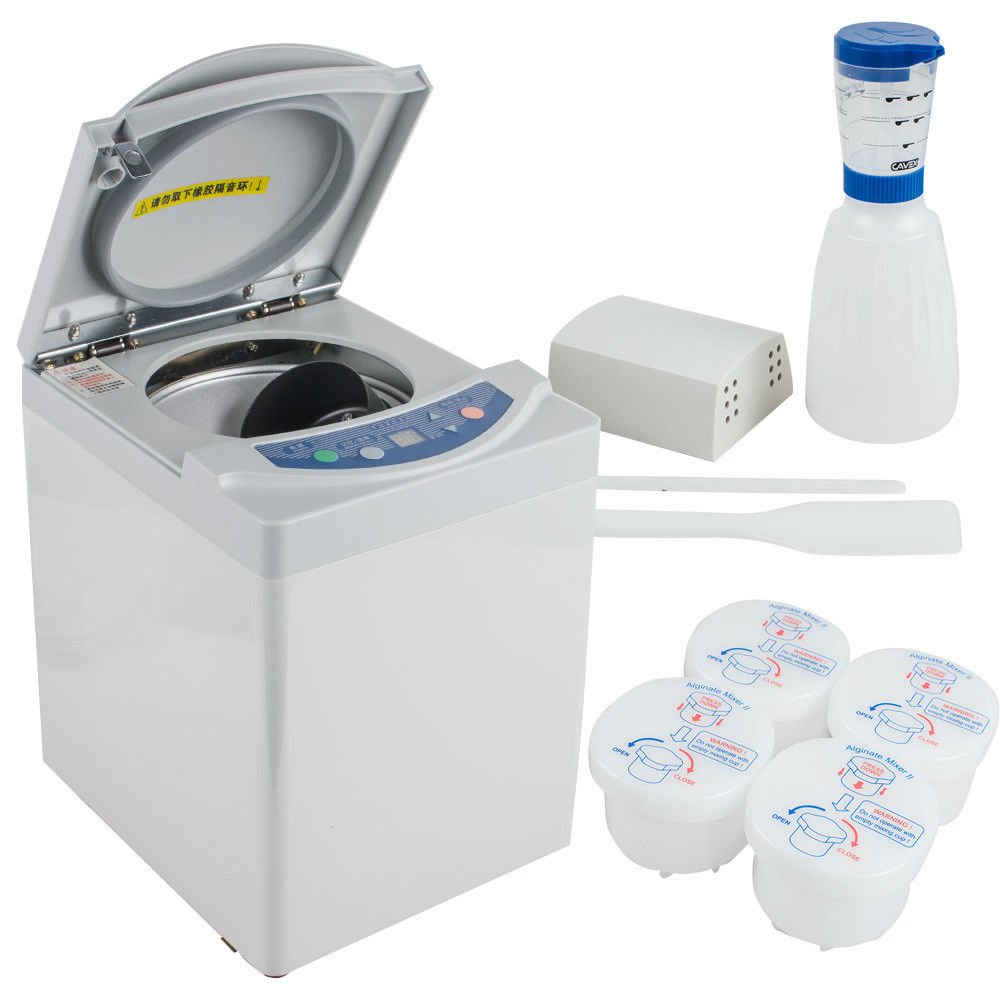 Dental Lab Automatic Alginate Mixer Blender - Algimax II GX300 Mixing Machine for Precise Dental Impressions | Ideal for Dentists, Orthodontists & Dental Laboratories