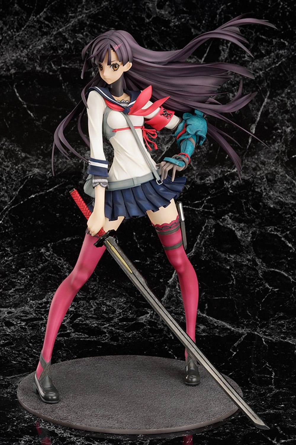 Max Factory 7th Dragon 2020-II: Samurai (Katanako) PVC Collectible Figure - Anime Gaming Display & Gift for Fans