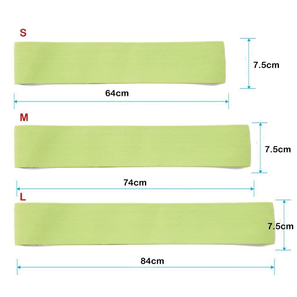 Non-Slip Resistance Sling Hip Band for Glutes & Booty Workout - Leg & Thigh Training Exercise Loops - Squats, Warmups & Stretching Bands - Powerlifting & Mobility Activation - Perfect for Home Gym, Yoga & Fitness Training
