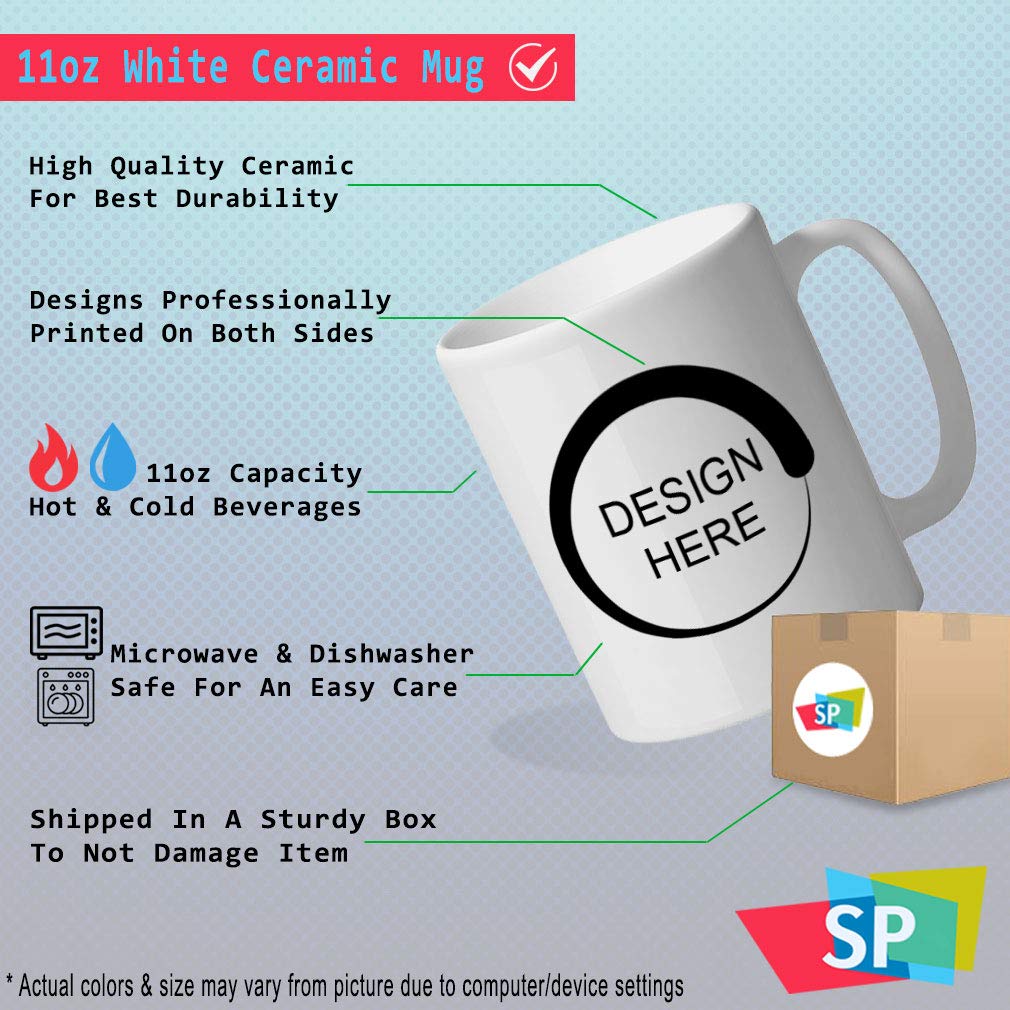 Funny Ceramic Coffee Mug with Ataturk Signature - 11oz White Tea Cup for Office, Home & Gifts - Durable & Dishwasher Safe