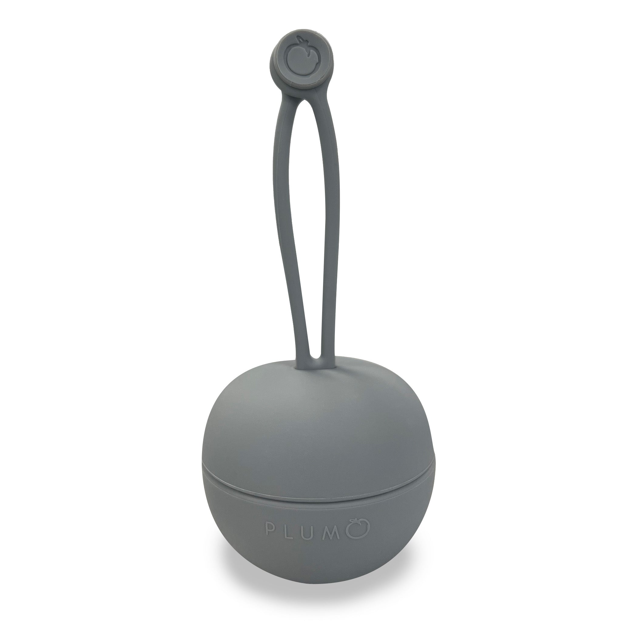 PLUM Soother Pod - Grey Baby Pacifier for Newborns & Infants | Soft, BPA-Free Silicone | Perfect for Soothing, Travel & Sleep