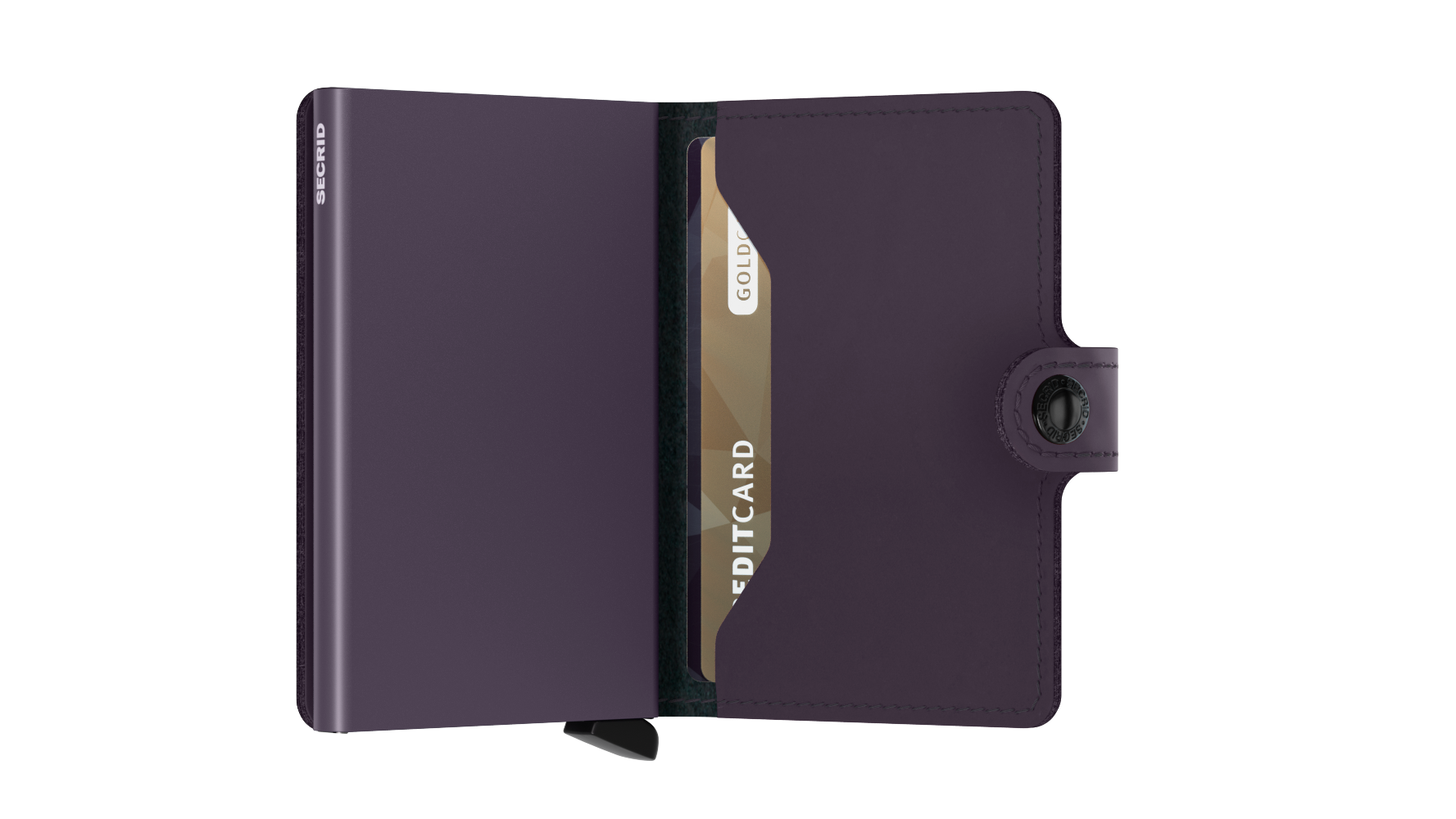 SECRID Miniwallet Matte - Slim RFID Blocking Leather Wallet for Men & Women | Perfect for Travel, Business & Everyday Use