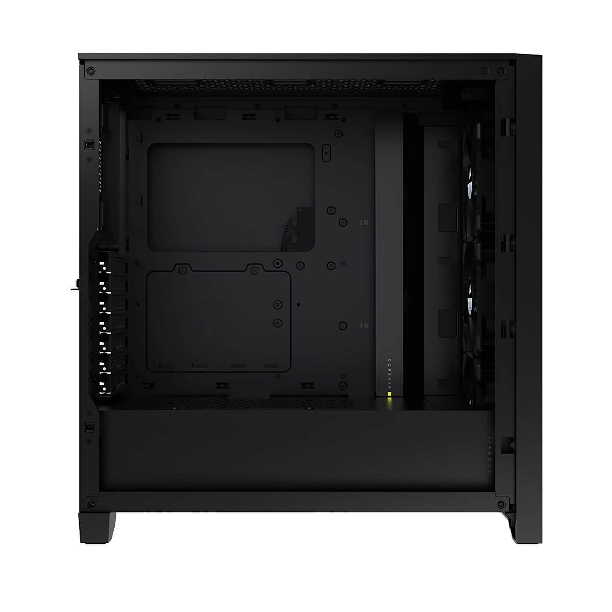 Corsair iCUE 4000X RGB Tempered Glass Mid Tower ATX PC Case - Black | High Airflow Design with 3 RGB Fans | Perfect for Gaming & Streaming Setup