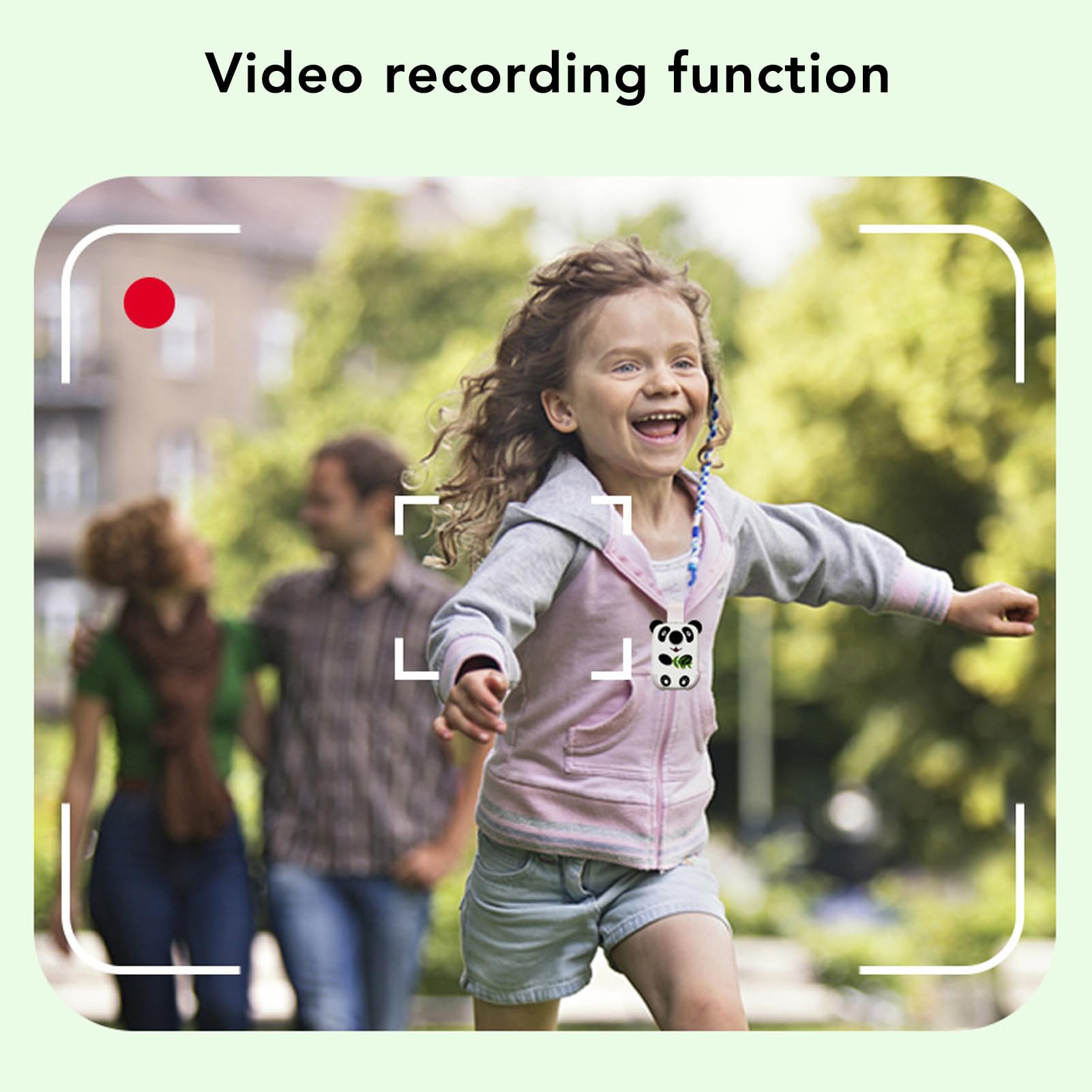 Plyisty Kids Camera - 12MP 1080P Panda Cartoon Digital Camera for Boys & Girls with MP3 Player, Easy-to-Use Point & Shoot Camera for Toddlers - Perfect for Birthday Gifts, Travel Adventures & First Photography Experiences
