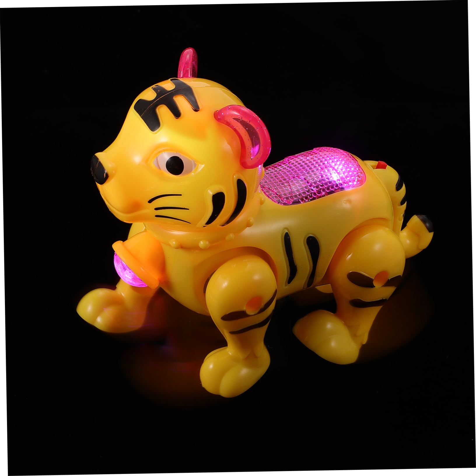 2022 Abaodam Tiger Plush Toy - Chinese Zodiac Stuffed Animal, Educational Kids Toy with Music & Lights, Cartoon Mascot for Birthdays & Nursery Decor