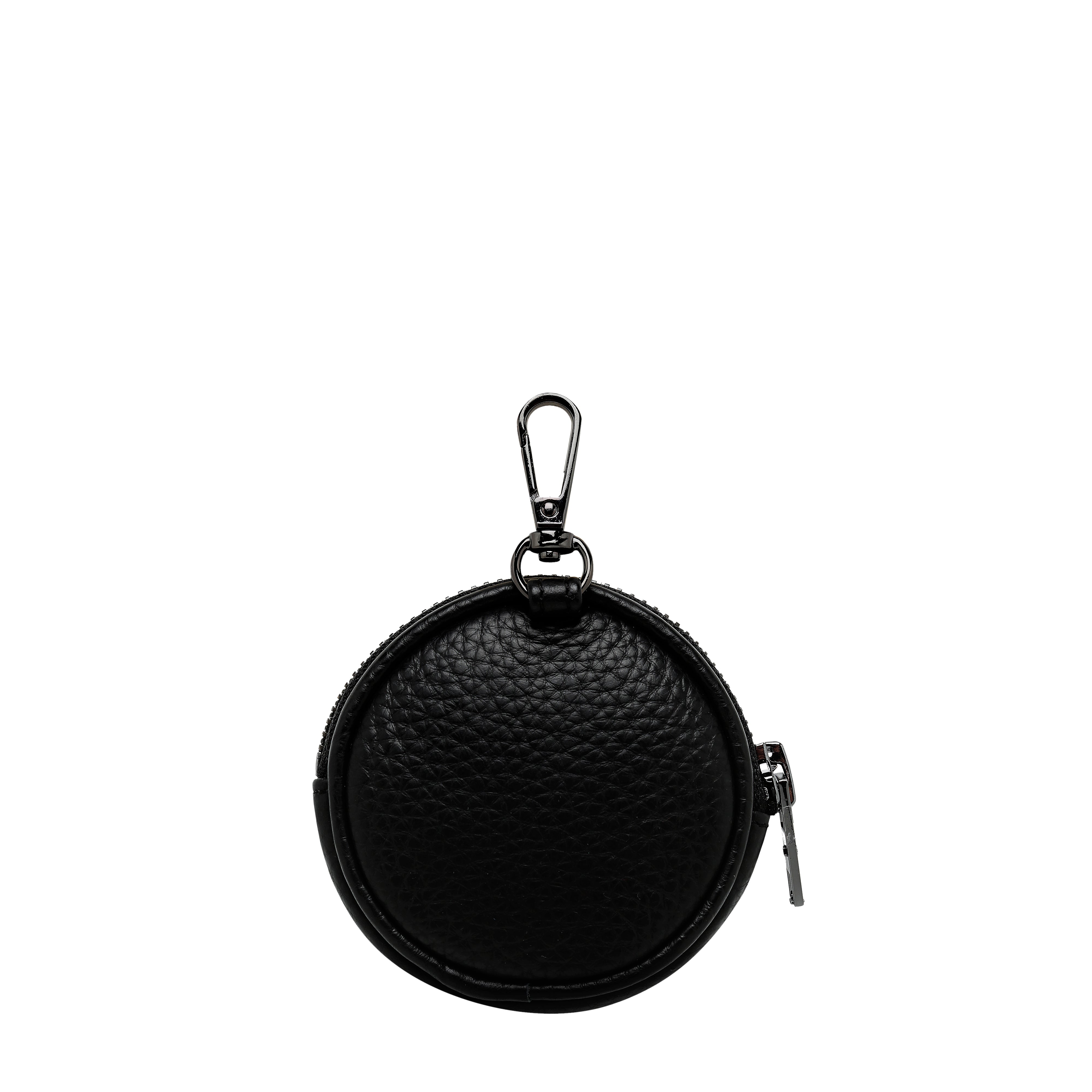 STATUS ANXIETY Go With Me Leather Zip Around Coin Pouch - Stylish Wallet for Travel, Shopping & Everyday Use