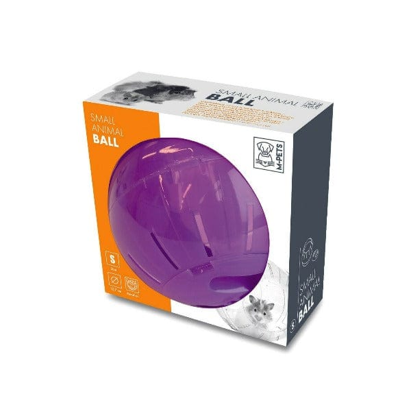 M PETS Small Animal Exercise Balls for Hamsters, Guinea Pigs & Mice - Transparent Running Ball with Ventilation Holes - Fun Pet Toy for Indoor Play & Exercise