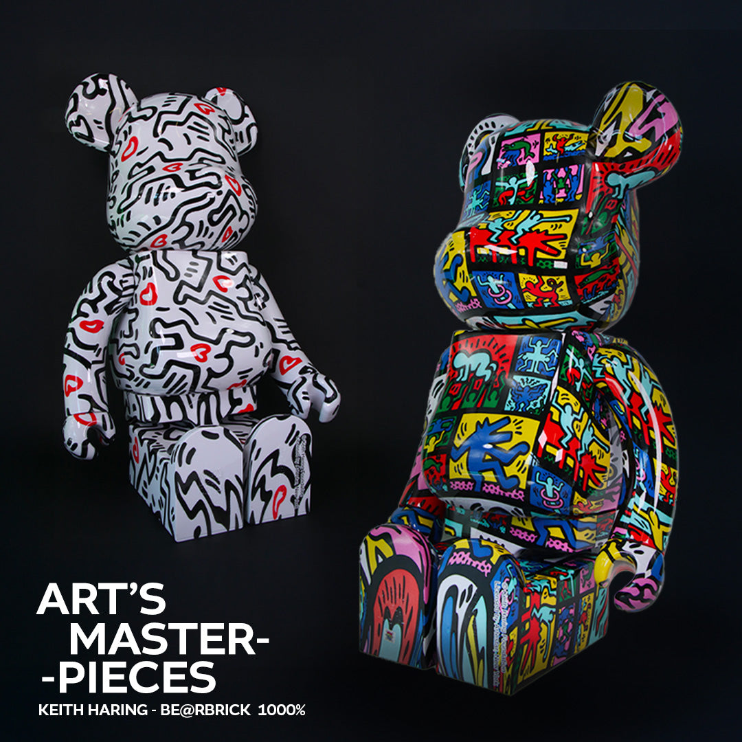 1000% Bearbrick Keith Haring 10 - Limited Edition Designer Art Toy for Collectors | Perfect for Home Display, Office Decor & Gift Giving