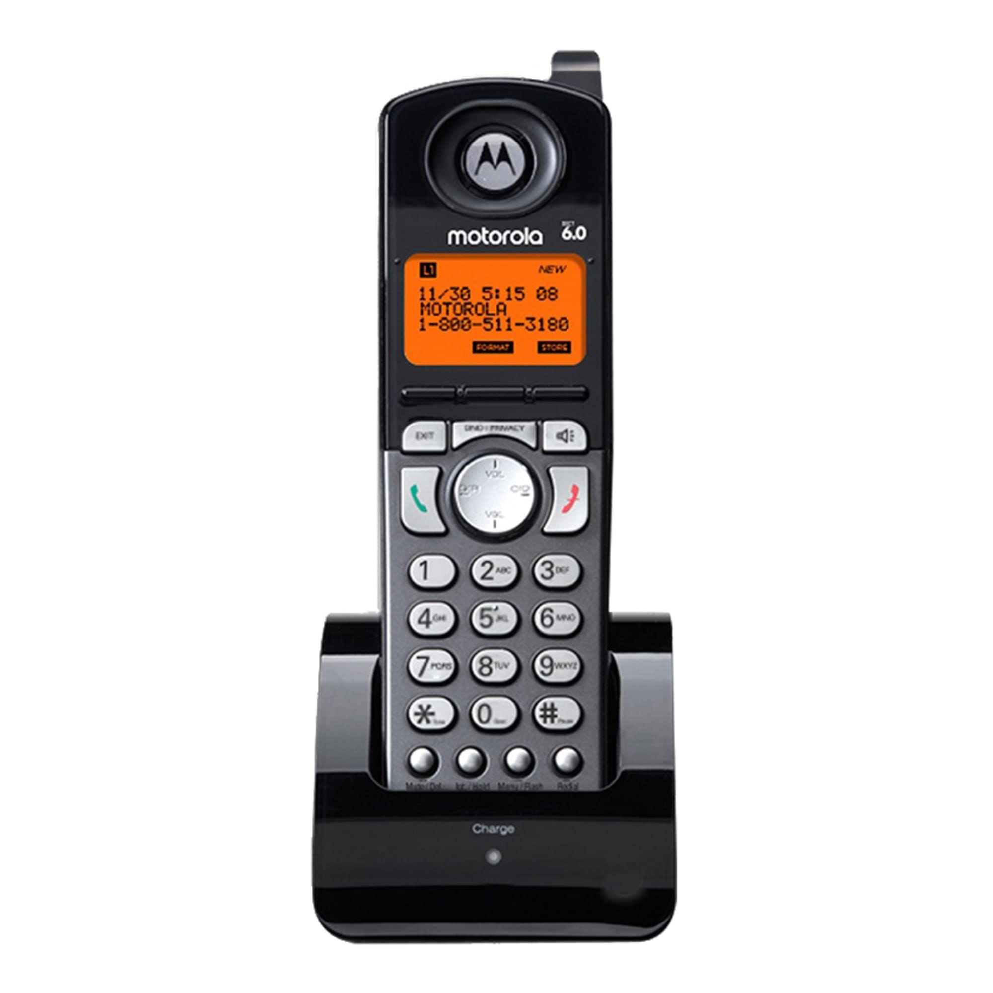 Motorola ML1250 4-Line Corded/Cordless Phone System with 1 Handset in Black/Silver | Ideal for Home & Small Business Office Communication