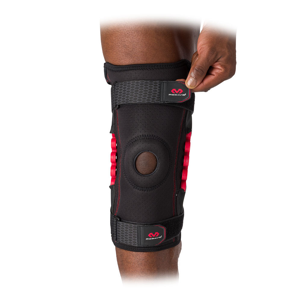 NRG Spring Hinge Knee Brace - Adjustable Support for Running, Sports & Arthritis Relief - Ideal for Active Lifestyles & Joint Pain Management