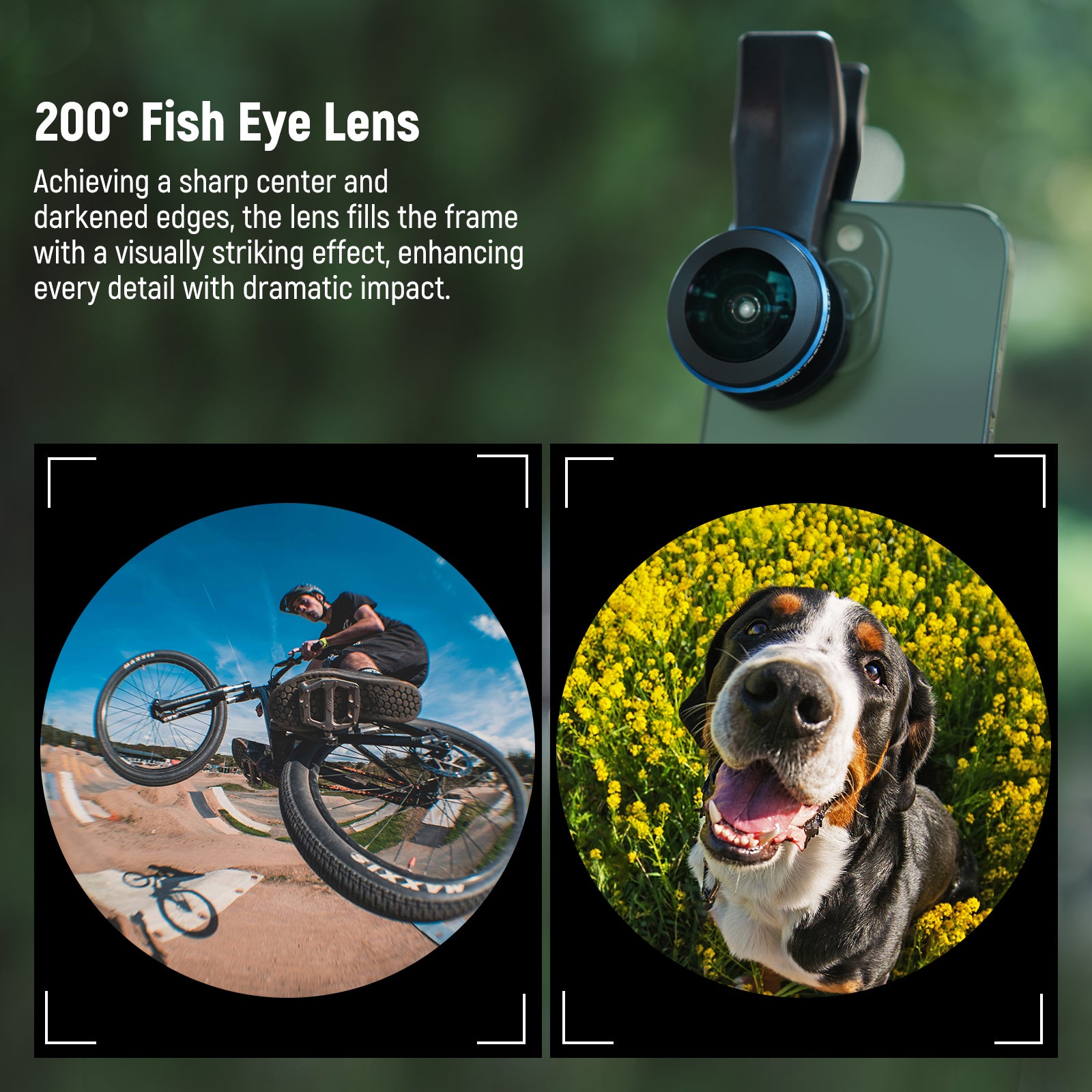 NEEWER LS 57 200° Fisheye VR Lens with 17mm Thread - Universal Smartphone Lens Clip for iPhone, Samsung, Pixel - Perfect for 360° VR Photography, Vlogging & Travel Adventures