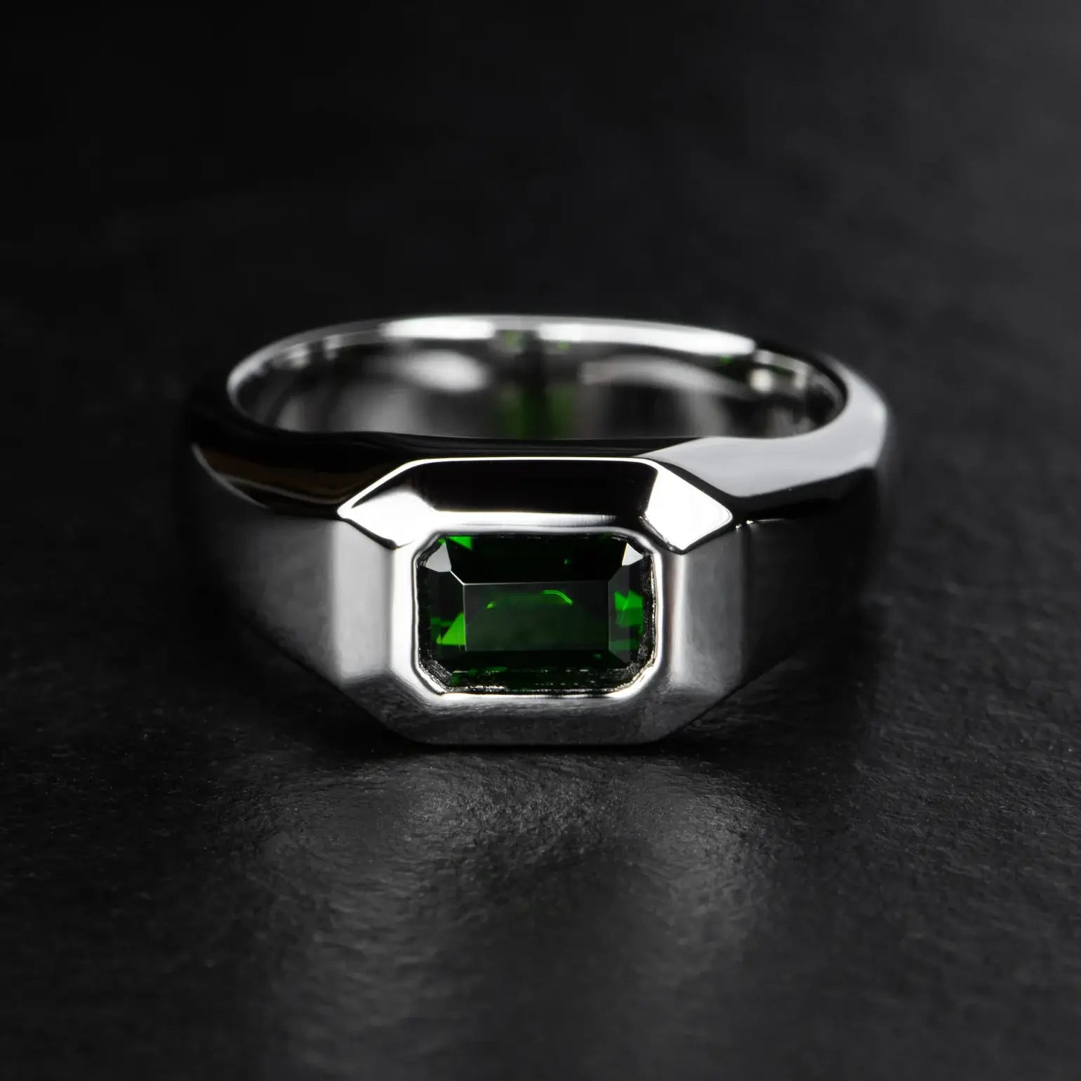MONARCH Gemstone Signet Ring for Men & Women - Elegant Handcrafted Jewelry Gift for Birthdays, Anniversaries & Special Occasions | Perfect for Formal Events, Weddings & Everyday Luxury Wear