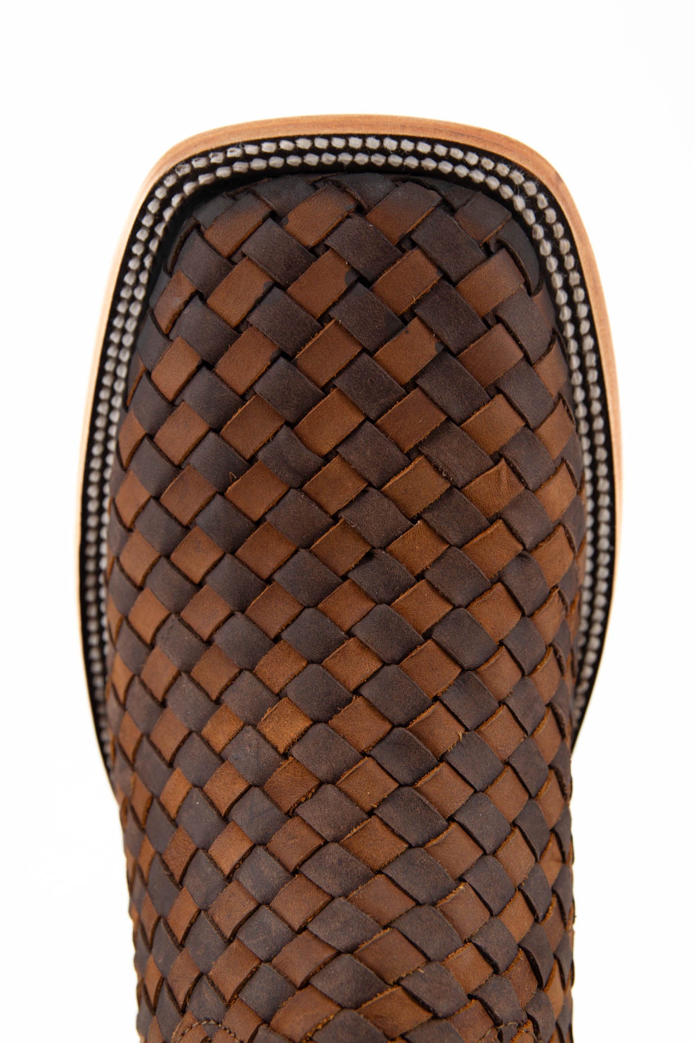 Handmade Serbia Woven Square Toe Cowboy Boots for Men & Women - Western Style Leather Ankle Boots for Country Dancing, Rodeo & Outdoor Adventures