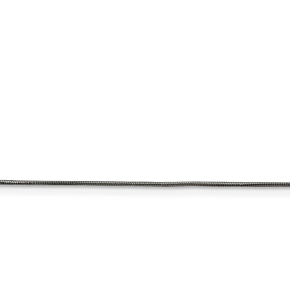 Polished Stainless Steel Snake Chain Necklace 0.9mm - Elegant Jewelry for Women